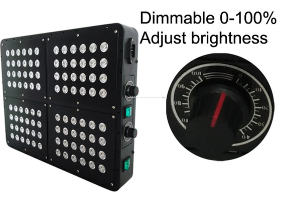 Double Switches Dimmer Marijuana Grow Lights 288w 300w For Commercial Grower Indoor Growing System