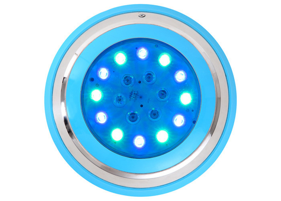 RGB Underwater Led Lights Wall Mounted Surface Installation 54W 18W Fiber Optic Pool Lighting