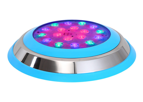 RGB Underwater Led Lights Wall Mounted Surface Installation 54W 18W Fiber Optic Pool Lighting